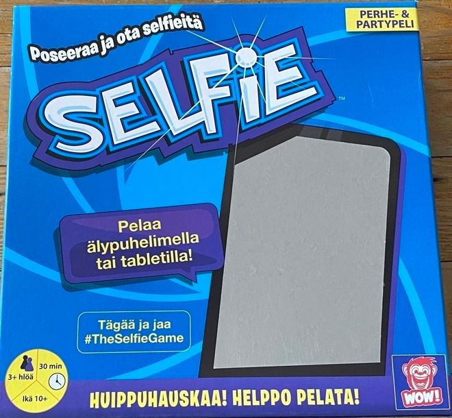 SELFIE PERHE- & PARTYPELI, huippuhauskaa! Helppo pelata!