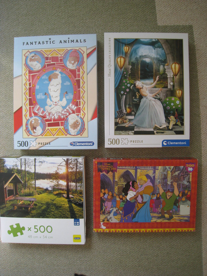8 x palapeli (500 palaa)
