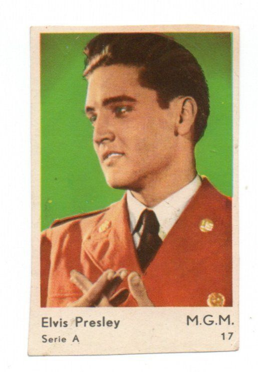 Purkkakuva Hellas Serie A n:o 17 ELVIS PRESLEY.