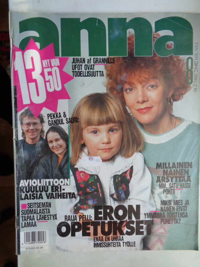Anna lehti Nro 8/1992 (30.6)