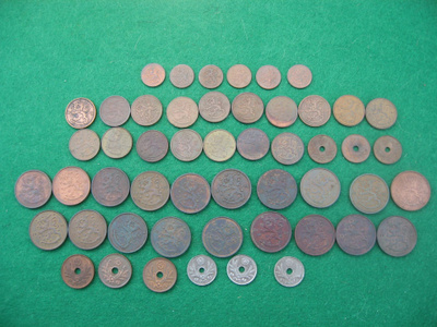 51 kpl 1 penni - 10 penniä 1918-1945 koko sarjat