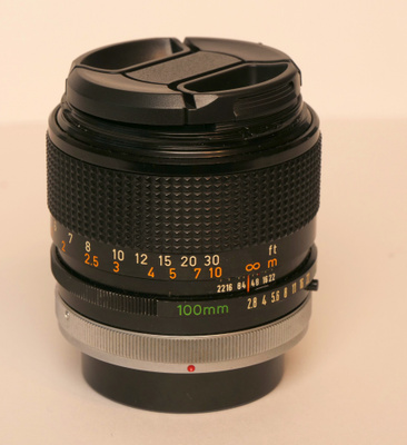 == Canon FD 100mm F2.8 SSC Objektiivi