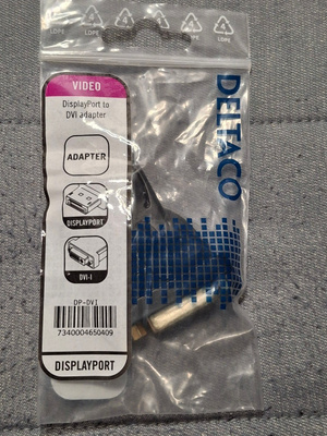 Deltaco DisplayPort-to-DVI adapteri