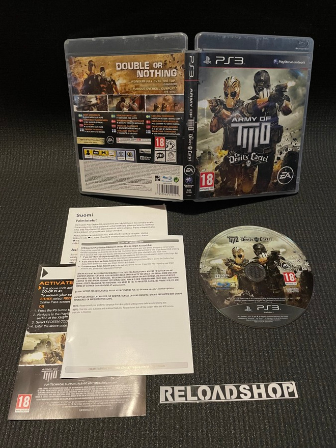Army Of TIIIO The Devil's Cartel - Nordic PS3 - CiB