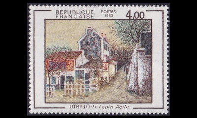 Ranska 2422 ** Maurice Utrillo taide (1983)