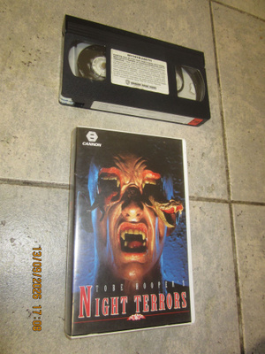 Night Terrors VHS (Tobe Hooper / Robert Englund)