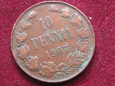 10 penniä 1907