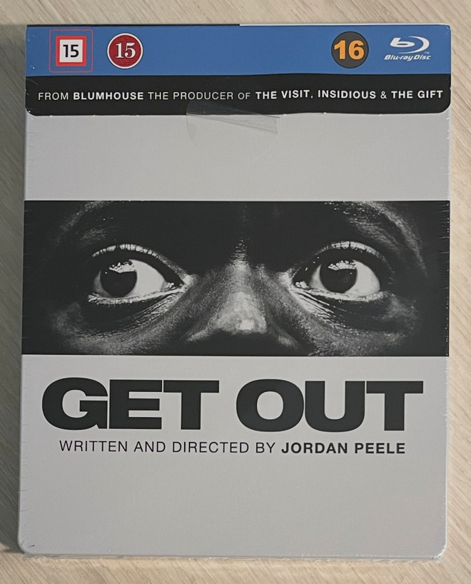 Jordan Peele: GET OUT (2017) Limited Steelbook (UUSI)