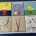 Opetustaulu Tilgmann n. 41,2 x 32,5 cm Pääsiäinen - pikkukuva 1