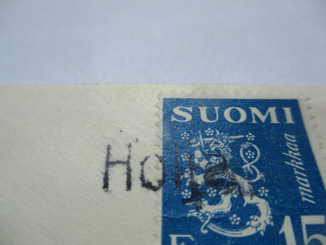 1949 Holja (Luopioinen) rivil kuorella
