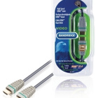 Bandridge HDMI kaapeli, 24k kullattu, 100% kupari, 5m *UUSI* - pikkukuva 1