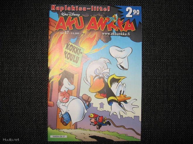Walt Disney*Aku Ankka + KUPLA-KISA Liite lehteen 37/2009