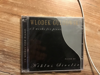 Wlodek Gulgowski . 13 works for piano Niklas Sivelöv CD