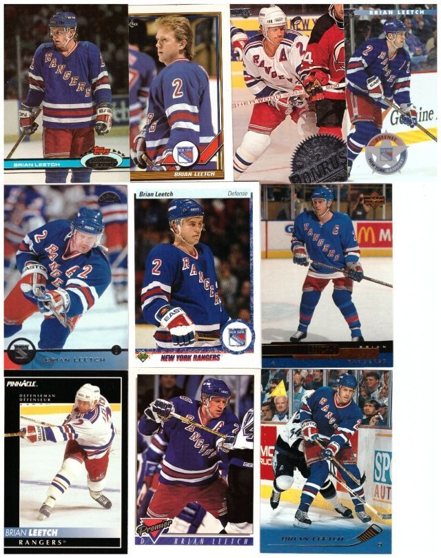 10 x BRIAN LEETCH New York Rangers