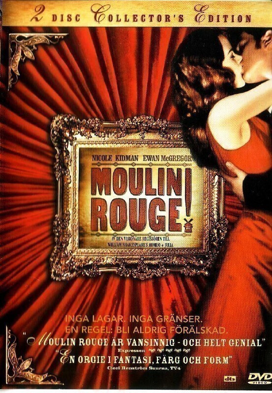 dvd, Moulin Rouge! - 2 dvd [draama, musikaali]