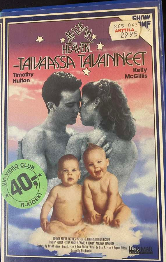 Taivaassa tavanneet Made in Heaven VHS - Alan Rudolph