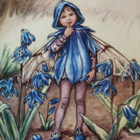 Kukkaiskeiju ' The Scilla Fairy,'seinälautanen! - pikkukuva 4
