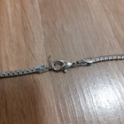 Hopeanvärinen leveä kaulaketju?? - pikkukuva 5