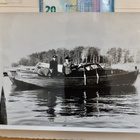 VANHA Valokuva Poliisivene Vaasa n. 1940-l - pikkukuva 1
