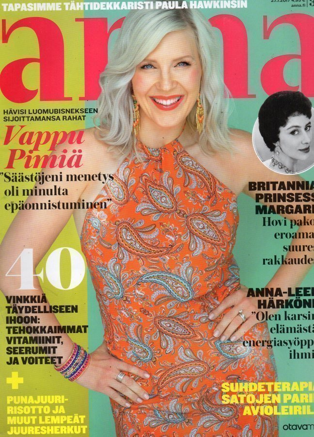 Anna n:o 30 2017 Vappu Pimiä. Anna-Leena Härkönen. Jannike S