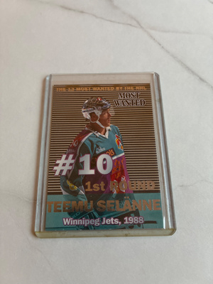 1997-98 cardset most wanted teemu selänne