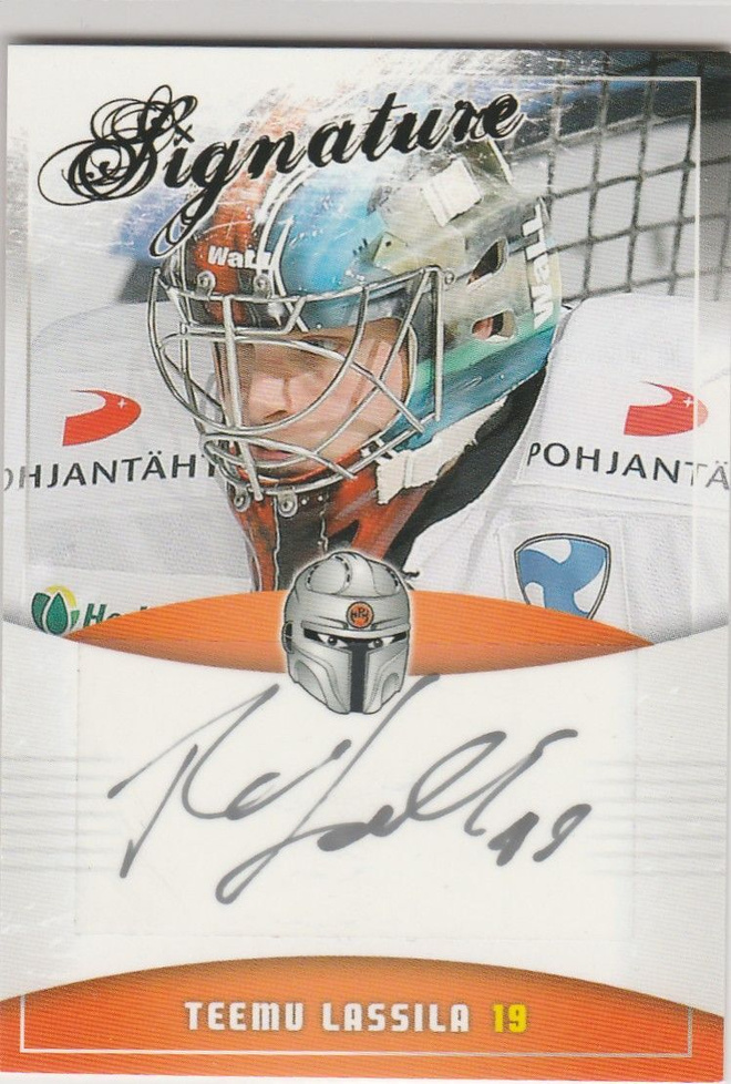 2010/11 Cardset Signature Teemu Lassila , HPK