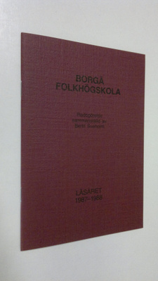 Borgå folkhögskola läsåret 1987-1988