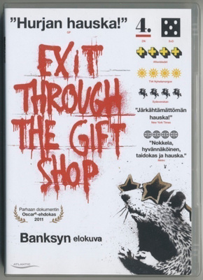BANKSY: EXIT THROUGHT THE GIFT SHOP – Suomi-DVD 2010 dokkari