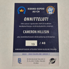 Blueline 24-25 Cameron Hillis signature gold - pikkukuva 2