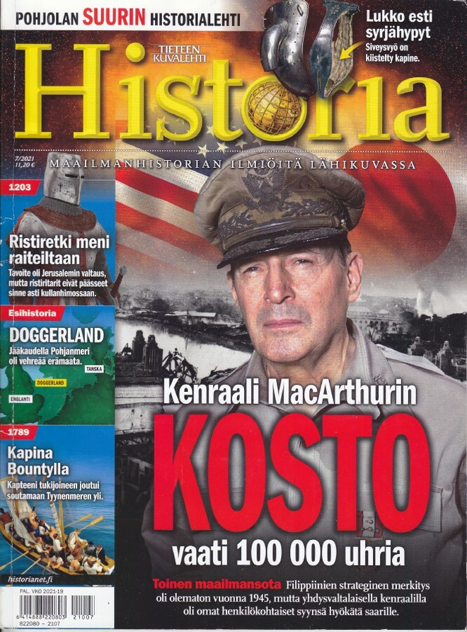 Tieteen Kuvalehti HISTORIA 7/2021 MacArthurin kosto