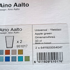 Iittala Aino Aalto Omenanvihreät juomalasit 33cl- (2kpl:tta) - pikkukuva 3