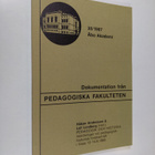 Pedagogik och historia : inledningar vid pedagogisk-histo... - pikkukuva 1