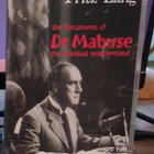 The testament of Dr Mabuse - DVD UUSI - pikkukuva 1