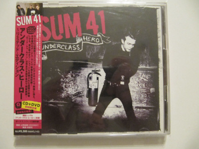 Sum 41 Underclass Hero Japanilainen CD + DVD OBI TARRA
