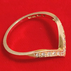 Suomalainen 18k kultasormus 17mm - pikkukuva 3