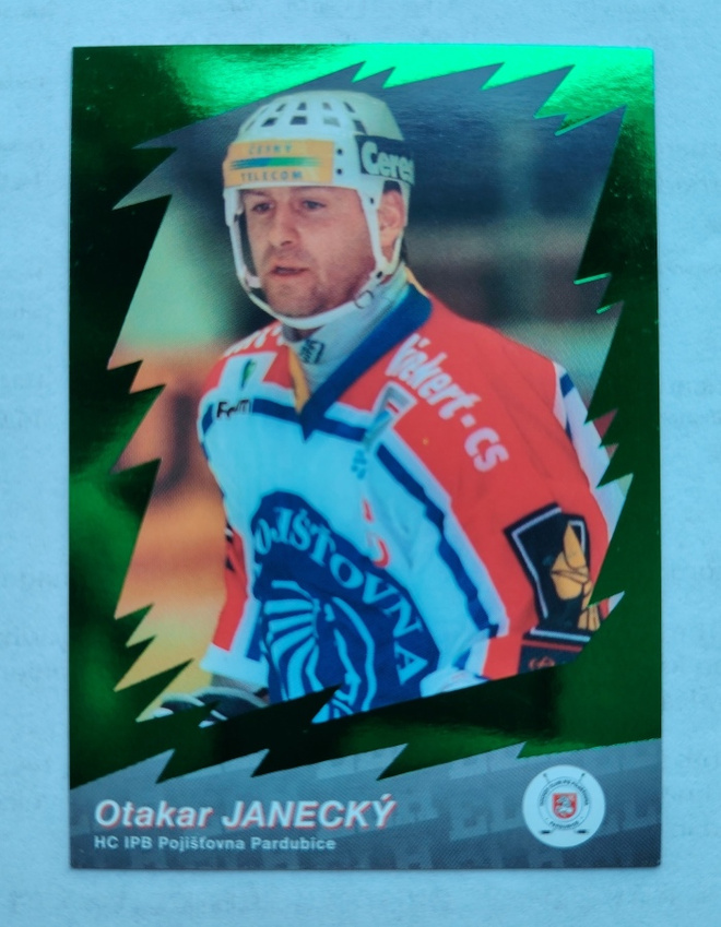 2000-01 Czech OFS Star #12 Otakar Janecky Emerald SP