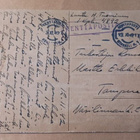 Lumipukuinen partio nuotiolla, TK-kuva, Kenttäpostia 1942 - pikkukuva 2