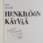 Muffe Halla-aho : Henkilöön käyvää (signeerattu, tekijän ... - pikkukuva 3