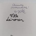 Ville Leinonen : Äänettömiä salamoita (signeerattu, tekij... - pikkukuva 2
