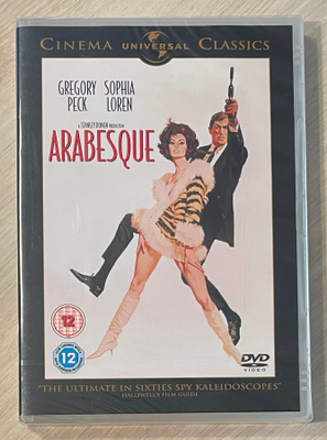 Arabeski (1966) Gregory Peck & Sophia Loren (UUSI)