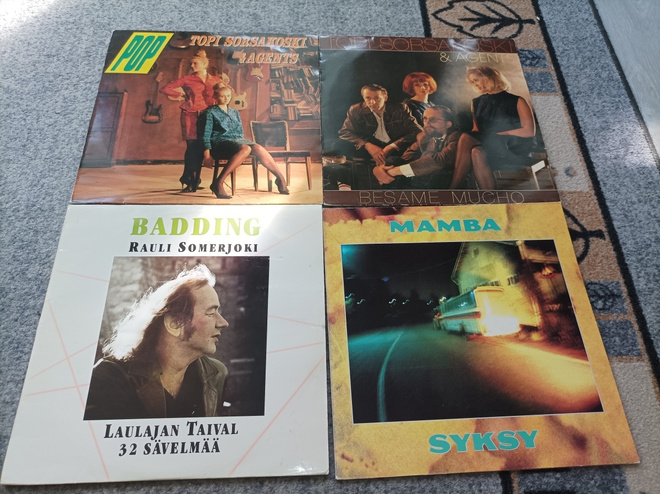 Suomalaisia lp-levyjä (Agents, Badding jne.) I