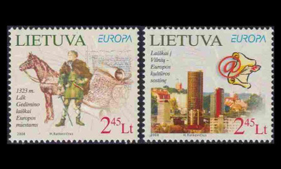 Liettua 970-1 ** Europa kirje (2008)