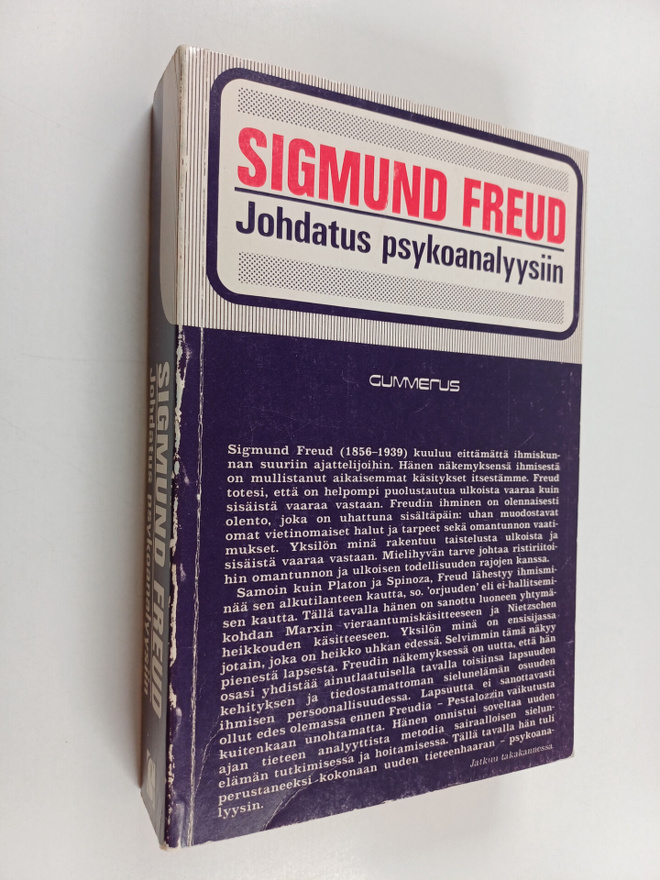 Sigmund Freud : Johdatus psykoanalyysiin