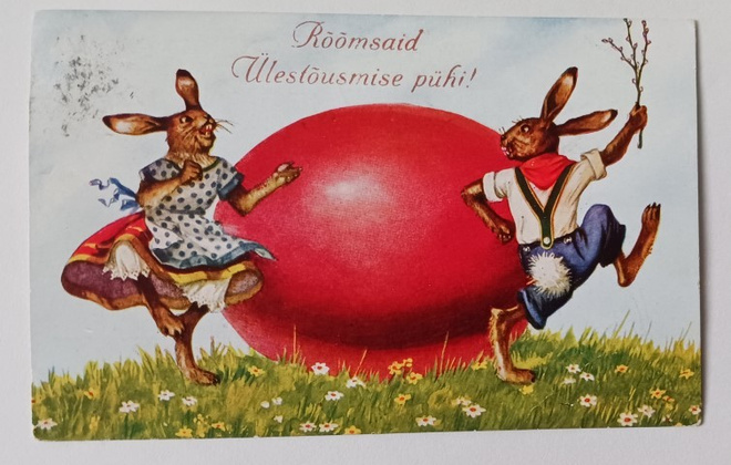 Puput tanssivat Pääsiäismunan ympärillä (Eesti), p. 1920