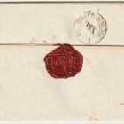 1860 SACHSEN 1Thalerin merkki upeassa kirjeessä - pikkukuva 2