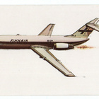Postikortti FINNAIR  1971 Lentokone DOUGLAS DC-9 - pikkukuva 1