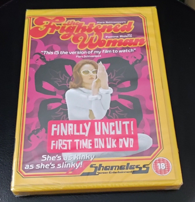 The frightened woman DVD
