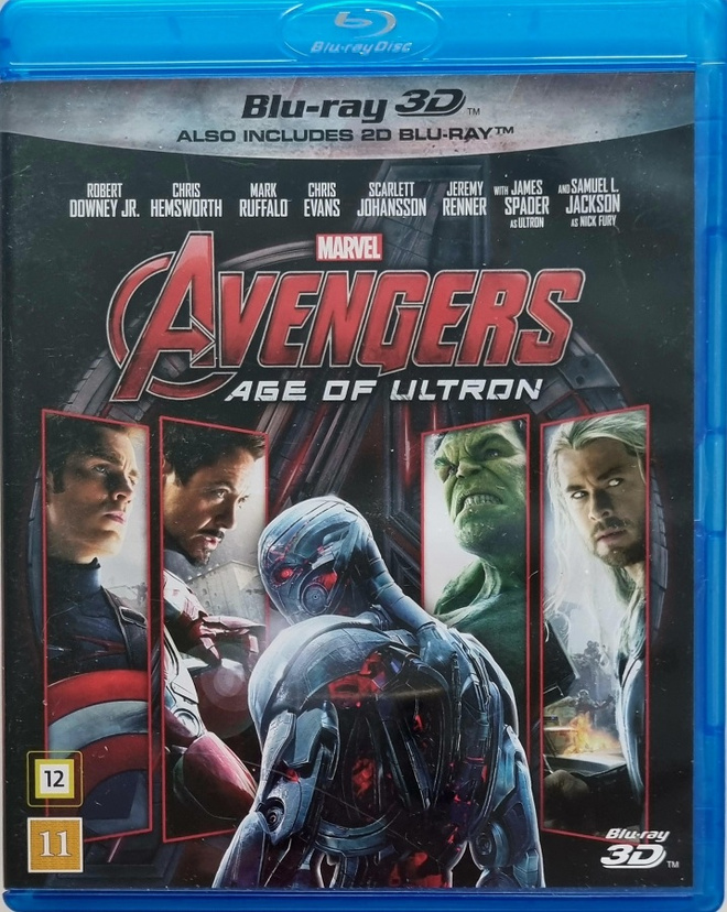 AVENGERS: AGE OF ULTRON 3D BLU-RAY + BLU-RAY (2 DISC)
