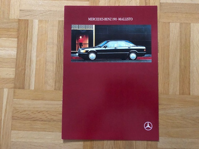 Esite Mercedes W201 190 D - 190 E 2.6 vuodelta 1991
