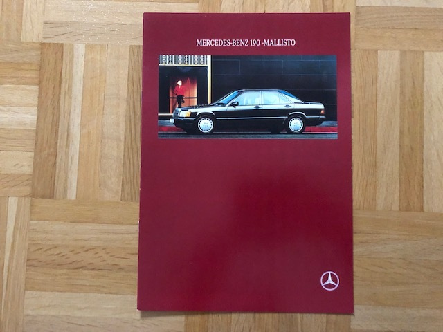 Esite Mercedes W201 190 D - 190 E 2.6 vuodelta 1991